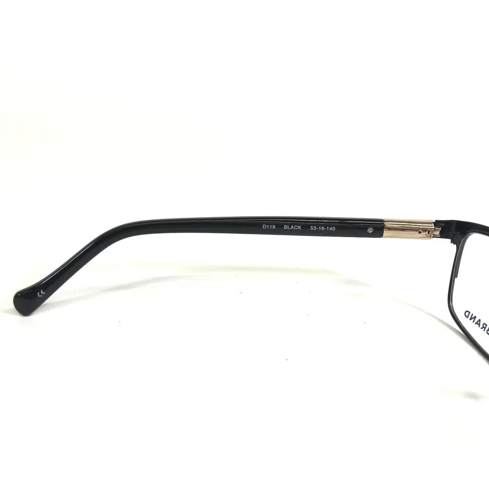 Lucky Brand Eyeglasses Frames D119 BLACK Gold Pink Cat Eye Wire Rim 53-16-140